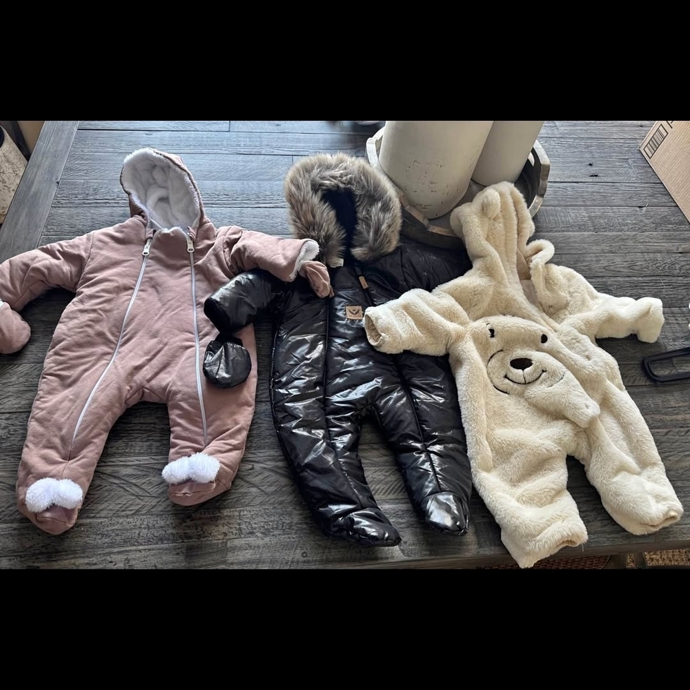 3 Baby Winter Snow Suit 3-6 Months